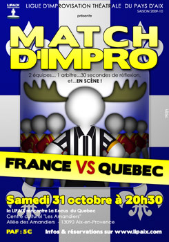 Match d'impro Lipaix vs Quebec