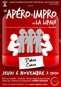 Apéro impro Lipaix 6 Novembre 2008
